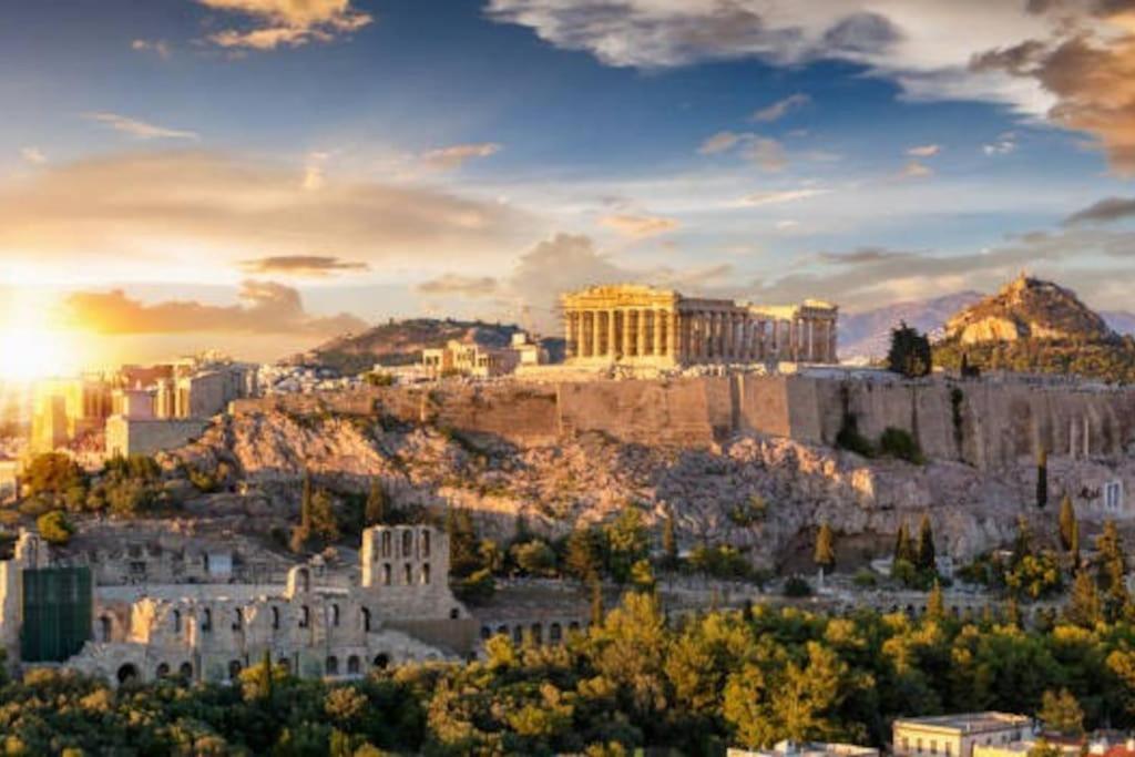 The Acropolis Metro Station Flat Lejlighed Athen Eksteriør billede